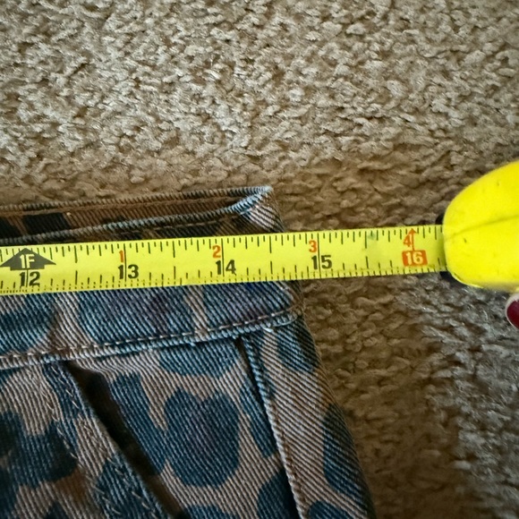 Leopard print denim skirt - Picture 4 of 6